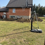 Reikia įrengti lietaus nubėgimą