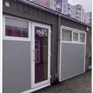 Techninė užduotis: Fasado rekonstrukcija naudojant „Sandwich“ paneles, langų ir durų montavimas