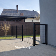 Segmetinė tvorelė maža apimtis