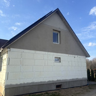 Fasado armavimas ir dekoro uznesimas