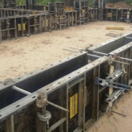 Išsinuomočiau surenkamus klojinius