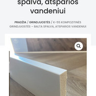 Sumontuoti grindjuostes