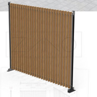 Medžio darbai, pergolos sienelė