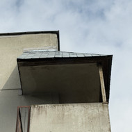 Stogelių remontas arba pakeitimas / stogeliai virš balkonų