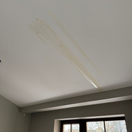 Skardinis stogas, įtempiamos lubos ir kanalizacija