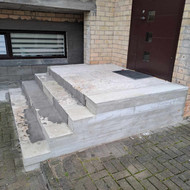 Padengti epoksidine danga lauko laiptus