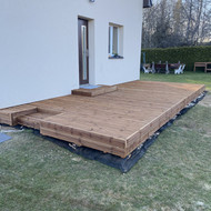 Aliumininės stogines terasai įrengimas