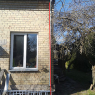 Atvesti elektros atšaką nuo esamo kabelio į antrą aukštą iš lauko pusės