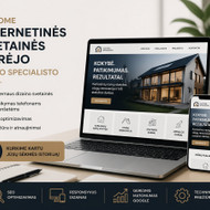 Internetinės svetainės kūrimas + SEO paslaugos