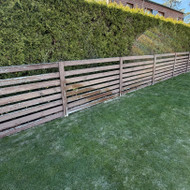 Medinės tvoros atnaujinimas (~50 m)