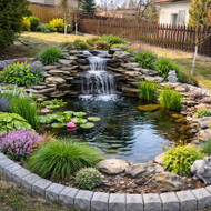 Dekoratyvinių tvenkinių, krioklių įrengimas