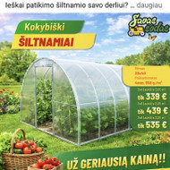 Surinkti šiltnamį gamintą Lietuvoje