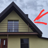 Šlaitinio skardinio stogo plovimas