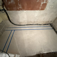 Nuotekų įvedimas į sodo namą ir valymo įrenginio įrengimas