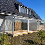 Terasos stiklinimas 3x6 2 vnt. Palangoje