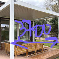 Pergolos (pavėsinės) užuolaidos