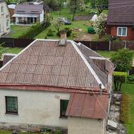 Stogo dangos keitimas, cokolio ir fasado šiltinimas