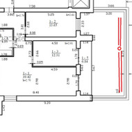 2x4 m. nubėgimo trapų terasoje įrengimas