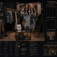 Pagaminti modulinę metalinę drabužių kabyklų sistemą