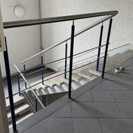 Laiptų turėklų saugos modifikavimas