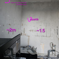 Reikalingas meistras nušpakliuoti sienas