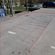 Parkingo plytelių remontas