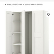 Surinkti Ikea spintą