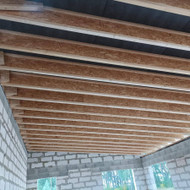 Stogo irengimas su i-beam sijoms