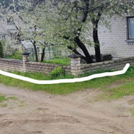 Tvorelę išgriauti,bei išvežti