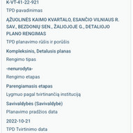 Detaliųjų planų rengimas