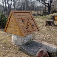 Šulinių apdaila, šulinio stogelis