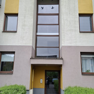 Laiptinių langų valymas