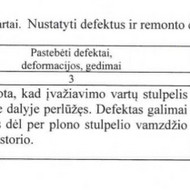 Vartų remontas / trinkelių ardymas