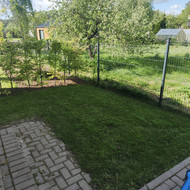 Gėlynų borteliai ir trinkelių įrengimas