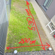 Trinkelių / plytelių klojimas nedideliame plote (~11 m²) su grunto išvežimu ir medžiagomis