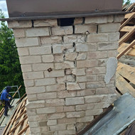 Seno kamino renovacija/mūrijimas