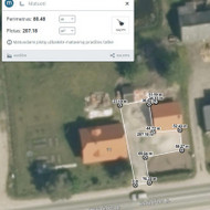 Trinkelių klojimas, apie 200 m2