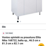Duso kabinos ir praustuvo su spintele pastatymas