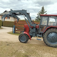 Krovinio pergabenimas (traktoriaus Belarus Mtz 82)