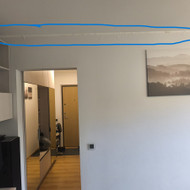Reikia išlyginti sutvarkyti, nudažyti sienas ir lubas