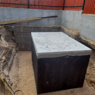 Gelžbetoninių rezervuarų pervežimas iš Lenkijos į Kauną