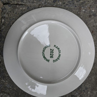 Graviravimas ant stiklo - užrašas akt porceleninės lėkštės