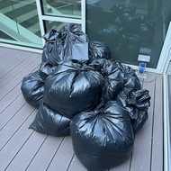 Žalių atliekų išvežimas iš 3 aukšto. Vilnius