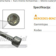 Dyzelinių purkštukų tarpinių keitimas (Mercedes-Benz W211 200 CDI)