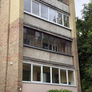Balkono stiklinimas