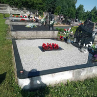 Kapavietės išorinio perimetro isklojimas  trinkelėmis