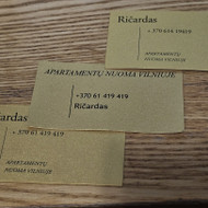 Vizitines korteles