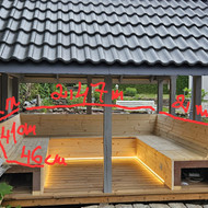 Lauko baldų pagalvių siuvimas