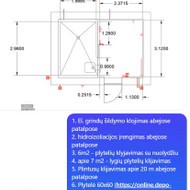 Reikia išklijuoti plyteles