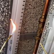 HVAC sistemos kietasis litavimas (varinių vamzdžių)